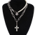 Arnet Pearl Cross Necklace