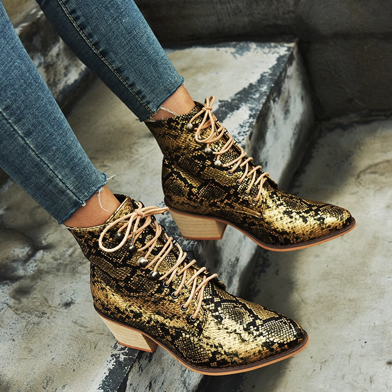 Calypso Pointed Ankle Boots