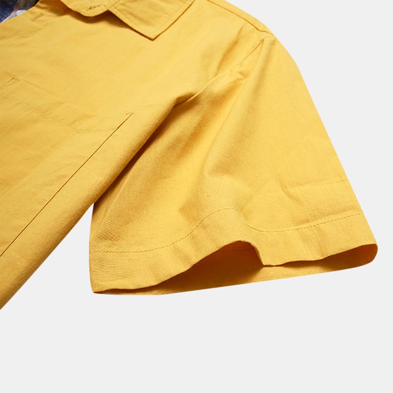 Half Hawaiian Camisa Style Shirt