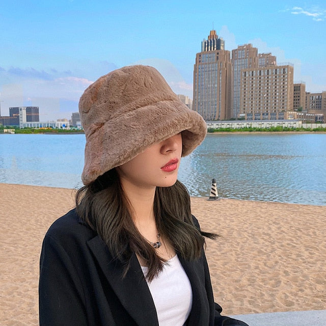 Velvet Cozy Bucket Hat