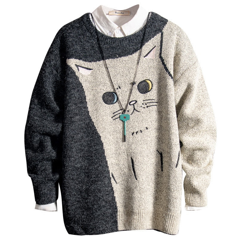 Taking a Look Cat Sweater