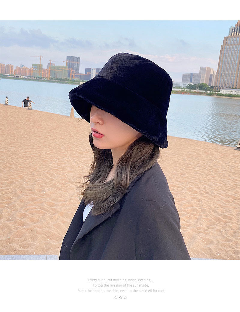 Velvet Cozy Bucket Hat