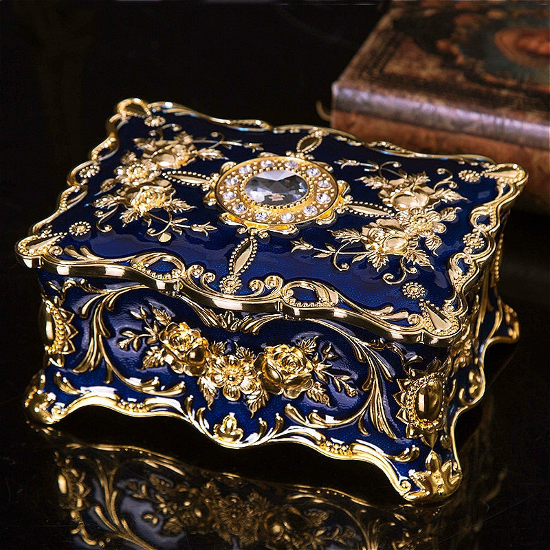 European Retro Jewelry Box