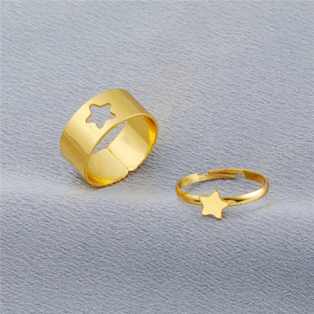 My Missing Piece Adjustable Ring Set
