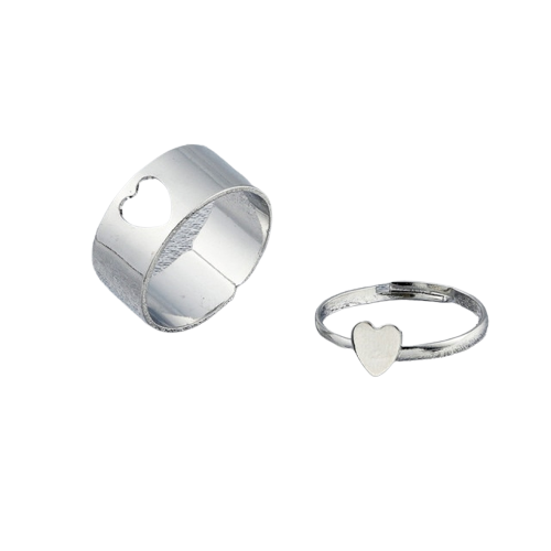 My Missing Piece Adjustable Ring Set
