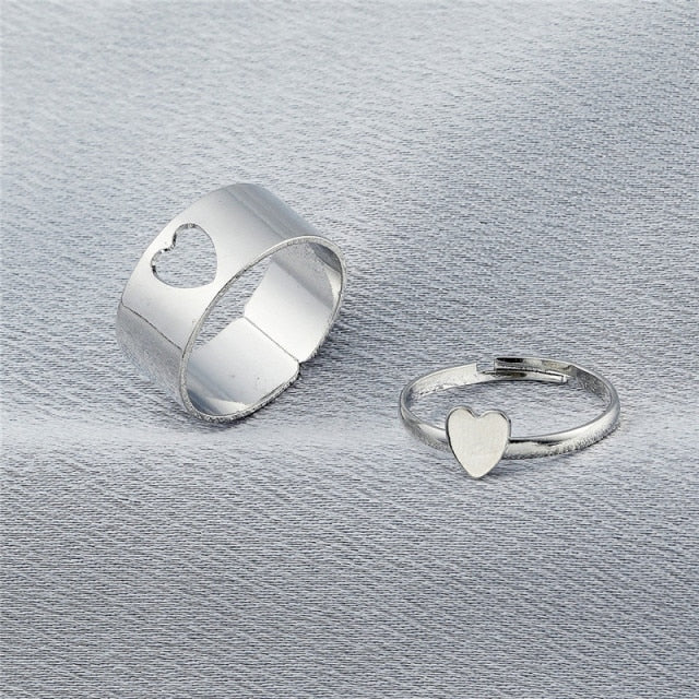 My Missing Piece Adjustable Ring Set