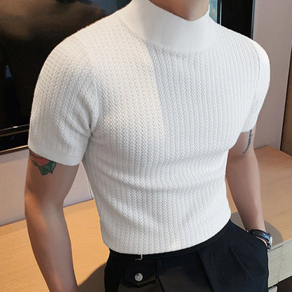 Direct Noble Elastic Turtleneck Shirt