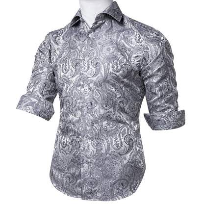 (Grey) Tron Royal Fit Men's Shirt