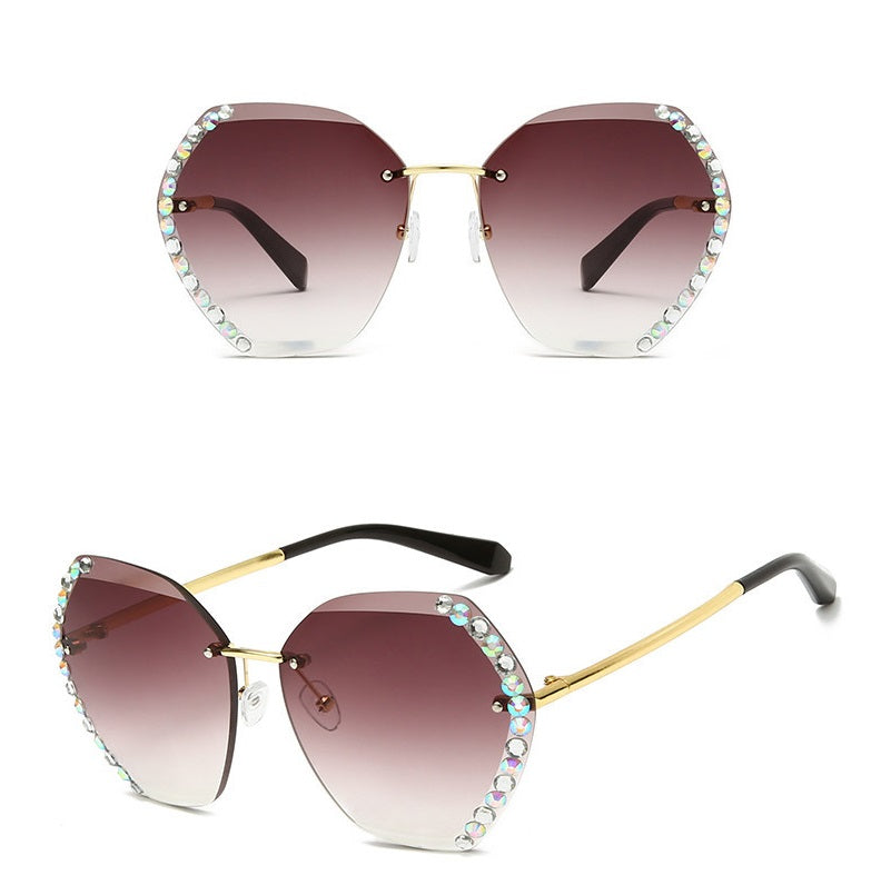 Oversized Diamond Sunglasses