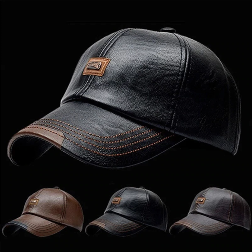 Hector Leather Baseball Cap