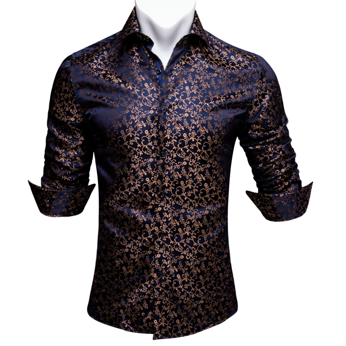 Tron Royal Fit Silk Shirt