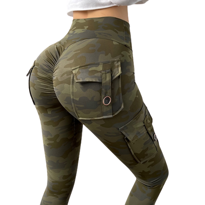 Plush Camo Yoga Pants