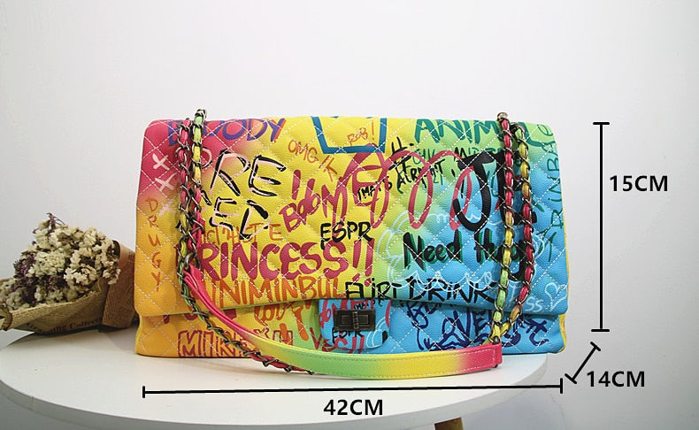 Direct Noble Luxe Graffiti Handbags