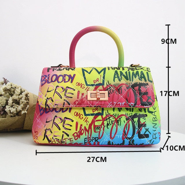 Direct Noble Luxe Graffiti Handbags