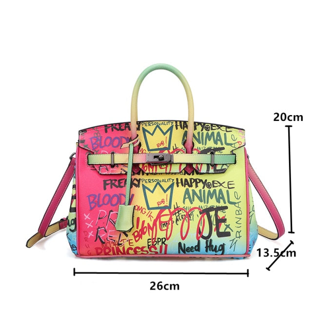 Direct Noble Luxe Graffiti Handbags