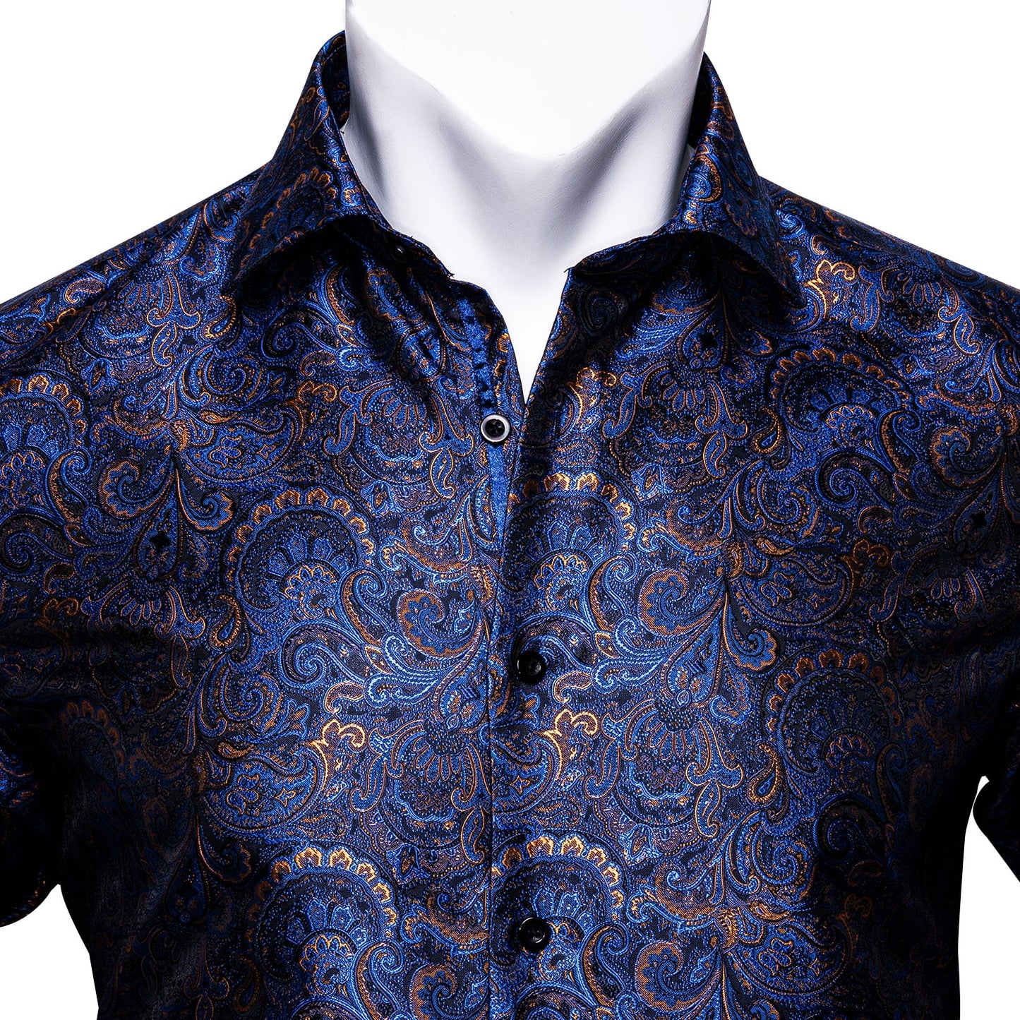 Tron Royal Fit Silk Shirt