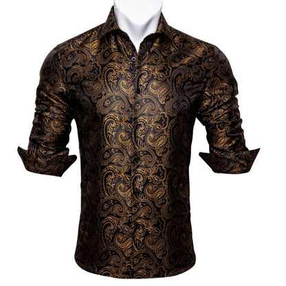 Tron Royal Fit Silk Shirt