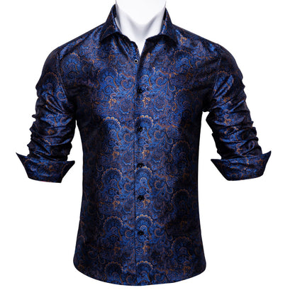 Tron Royal Fit Silk Shirt