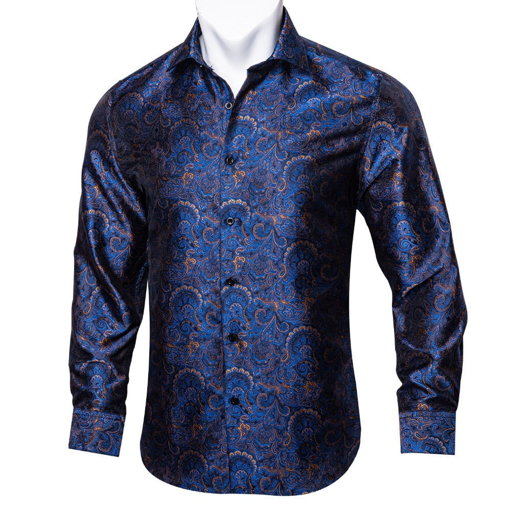 Tron Royal Fit Silk Shirt