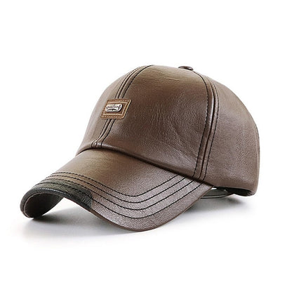 Hector Leather Baseball Cap