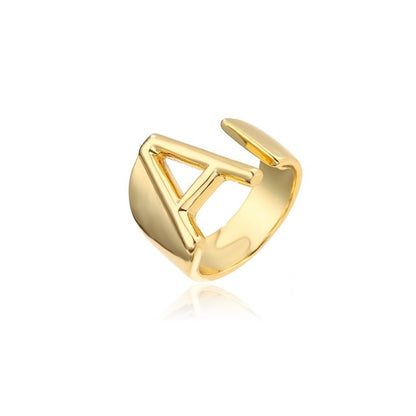 Direct Noble Custom Initial Letter Ring