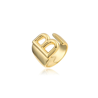 Direct Noble Custom Initial Letter Ring