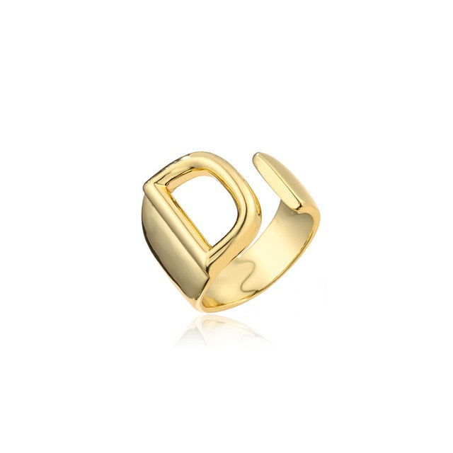 Direct Noble Custom Initial Letter Ring