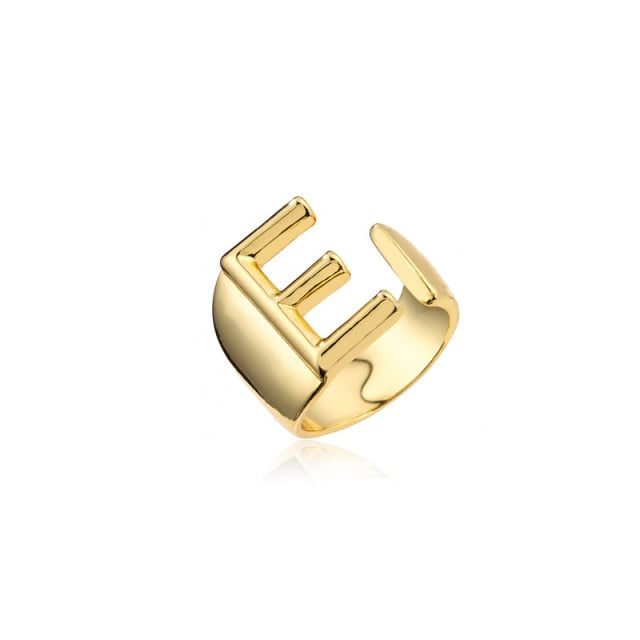 Direct Noble Custom Initial Letter Ring