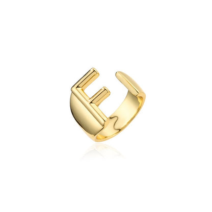 Direct Noble Custom Initial Letter Ring