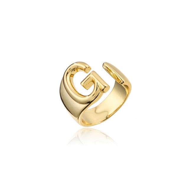 Direct Noble Custom Initial Letter Ring