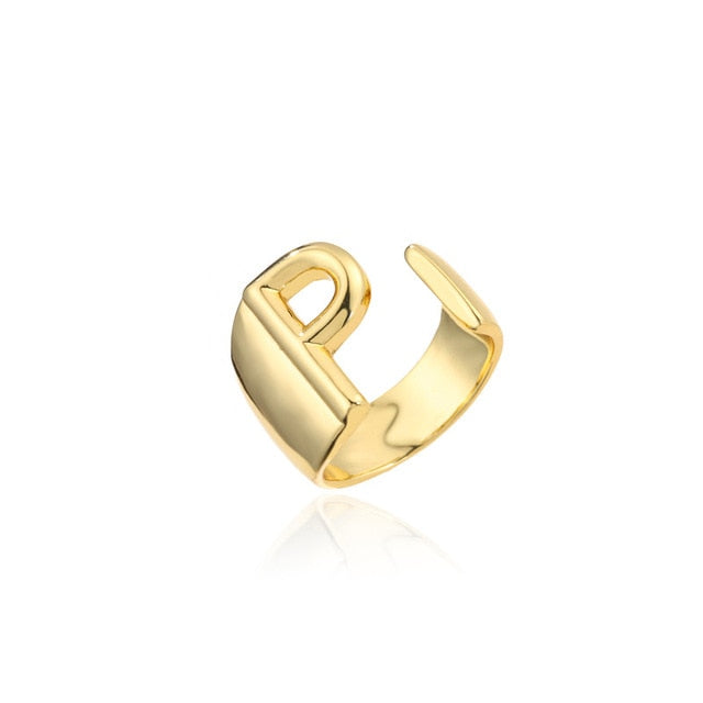 Direct Noble Custom Initial Letter Ring