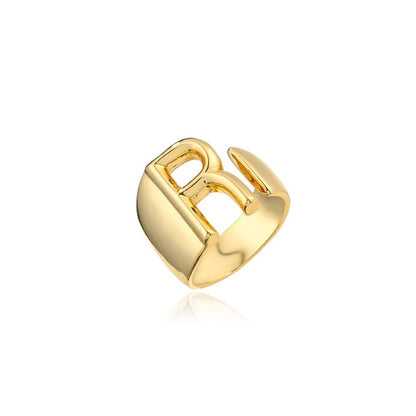 Direct Noble Custom Initial Letter Ring