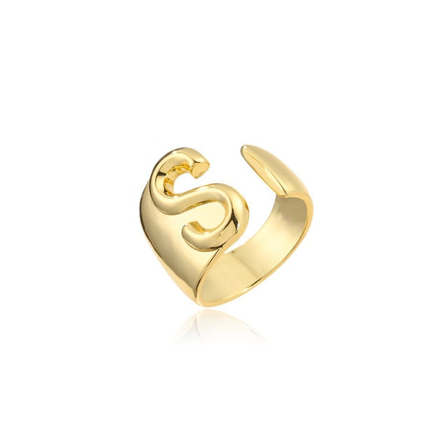 Direct Noble Custom Initial Letter Ring