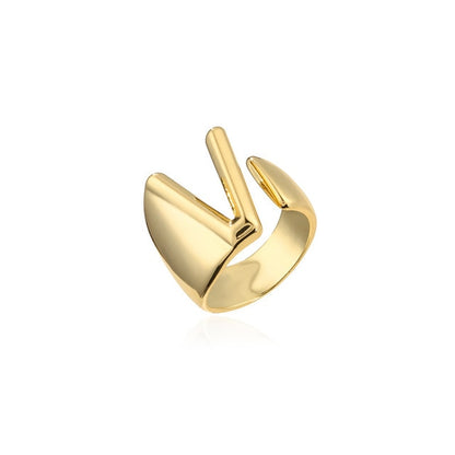 Direct Noble Custom Initial Letter Ring