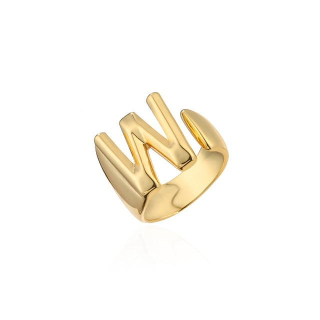 Direct Noble Custom Initial Letter Ring