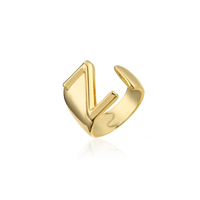 Direct Noble Custom Initial Letter Ring