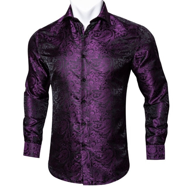 Tron Royal Fit Silk Shirt