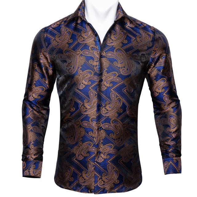 Tron Royal Fit Silk Shirt