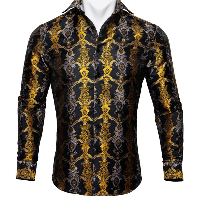 Tron Royal Fit Silk Shirt