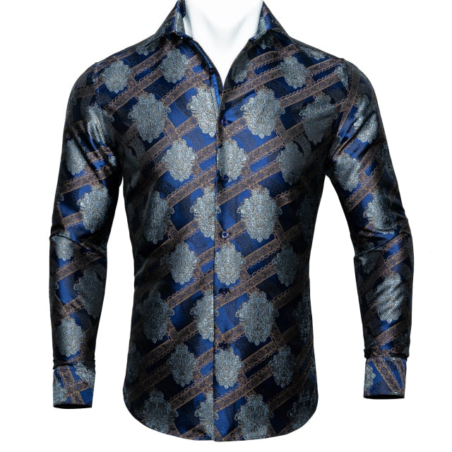 Tron Royal Fit Silk Shirt