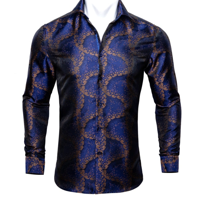 Tron Royal Fit Silk Shirt