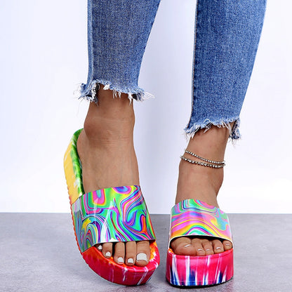 Ava Liquid Paint Sandals