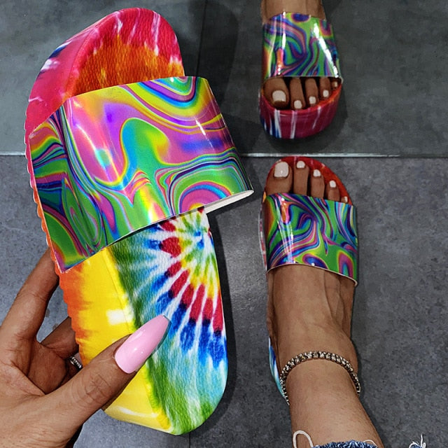 Ava Liquid Paint Sandals