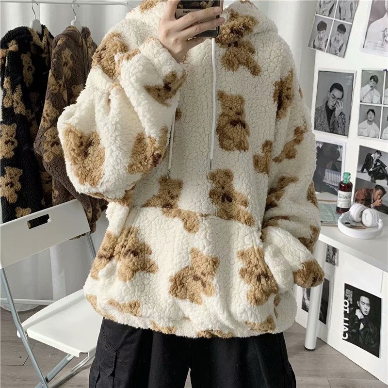 Teddy bear jacket discount hoodie