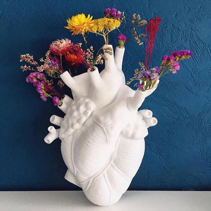 Anatomical Heart Shape Flower Vase