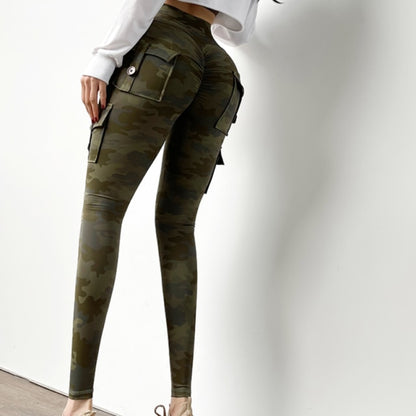 Plush Camo Yoga Pants