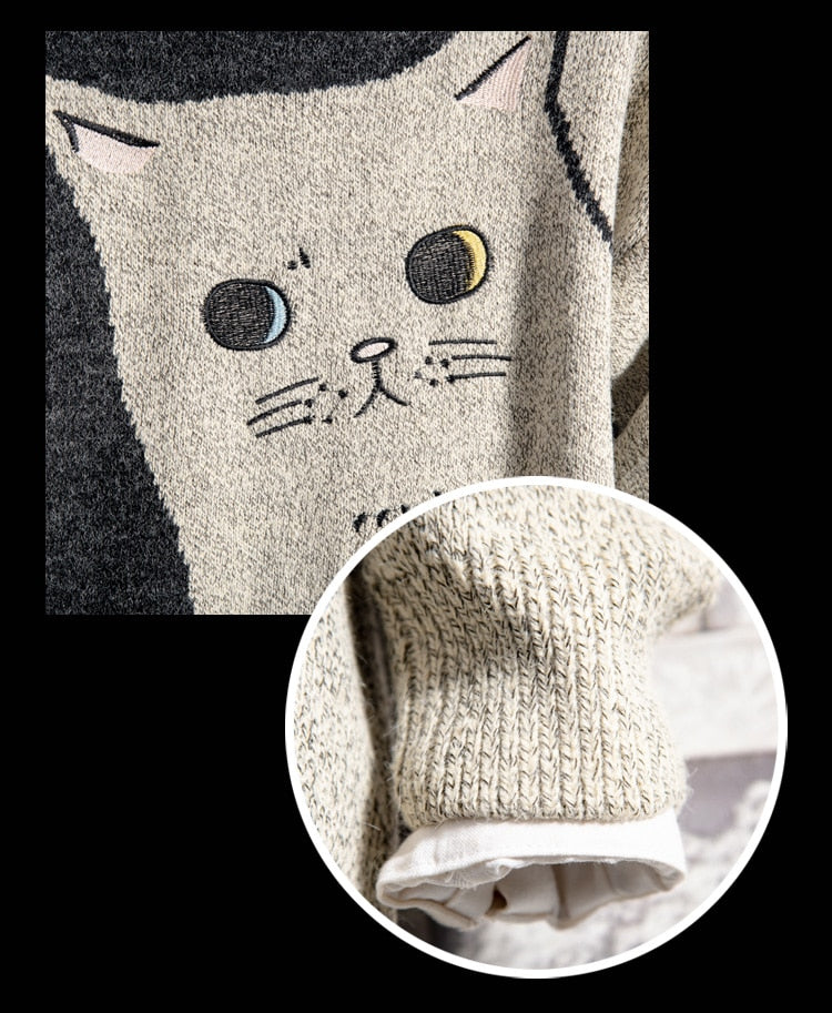 Taking a Look Cat Sweater