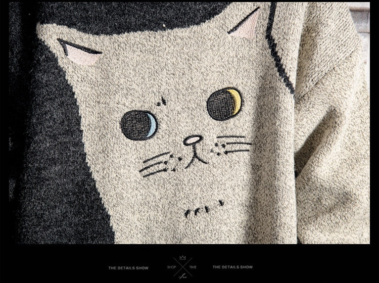 Taking a Look Cat Sweater