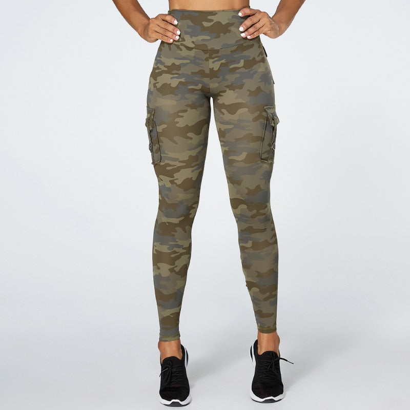 Plush Camo Yoga Pants