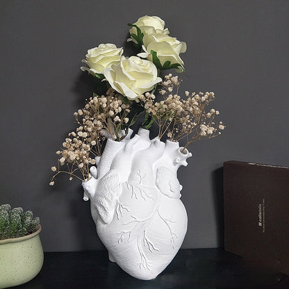 Anatomical Heart Shape Flower Vase